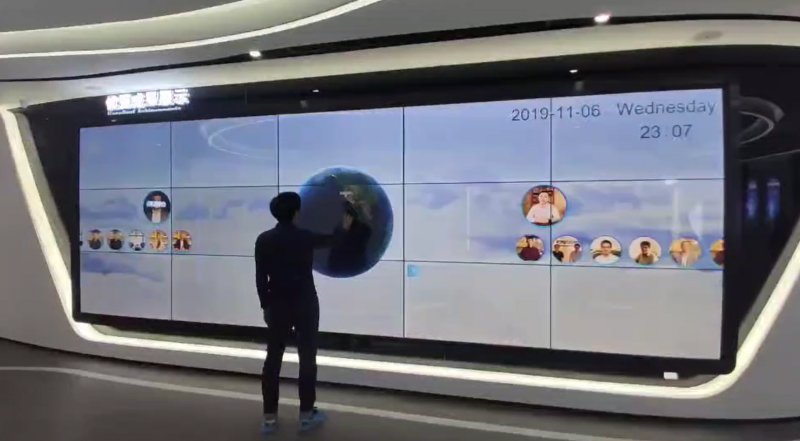 红外拼接触控大屏